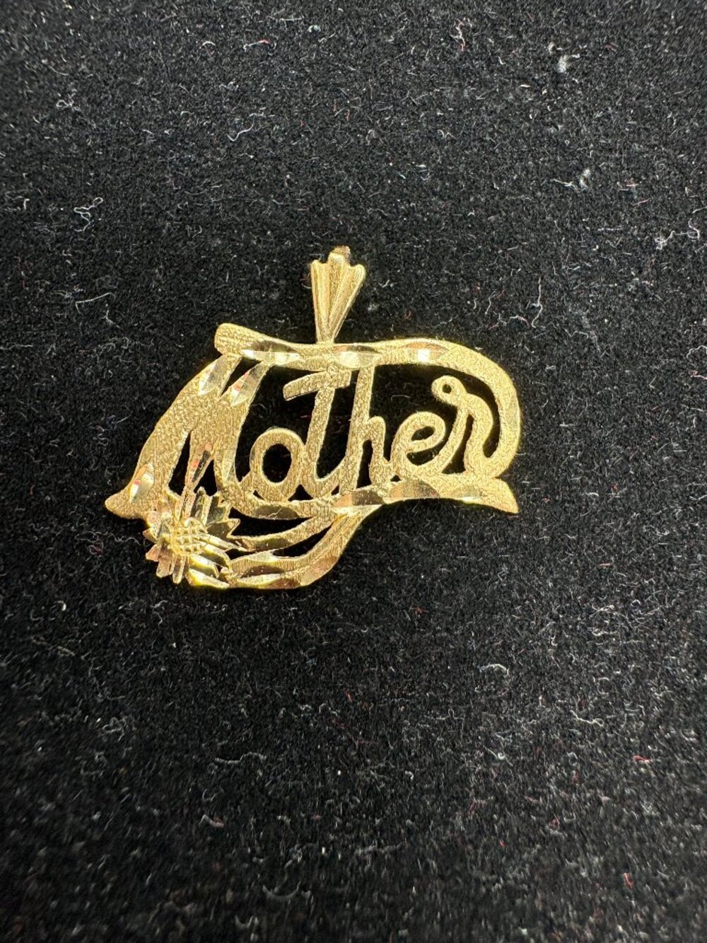 14K Gold "Mother" Pendant